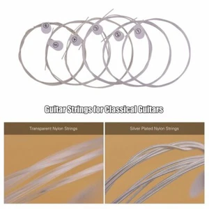 Haze DPA-70(Clear/Silver Normal Tension) Classical Guitar Strings,028 - 043 inch - Picture 1 of 8