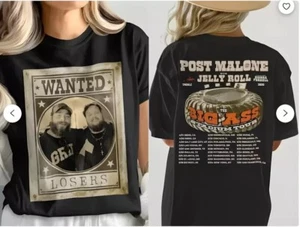 Post Malone, Post Malone Tour, Big Ass Stadium Tour, Posty 2025 Tour T shirt - Picture 1 of 5