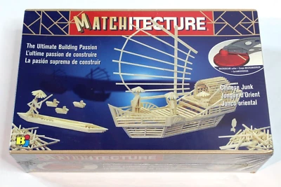 Matchitecture Chinese Junk Boat Matchstick Wood Model Kit #6643 - Image 1 of 4
