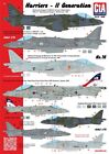 1:72 Decal Harrier - 2nd Generation (USA, Spain, Italy, UK - 4 Marking - CtA 016
