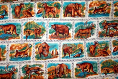 WILDLIFE SCENICS FROM HOFFMAN - 100%  COTTON FABRIC - Image 1 of 4