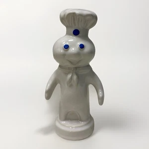 Vintage Pillsbury Doughboy 1985 Ceramic Coin Bank w/ Stopper Excellent Condition - Picture 1 of 7