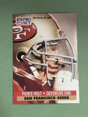 Pierce Holt 1991 Pro Set San Francisco 49ers #292 CC446 - Image 1 of 2