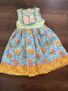HOME SWEET HOME Dress Matilda Jane Girls Size 8 Brilliant Daydream - Picture 1 of 5