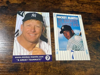 Mickey Mantle advertising Postcards My Favorite Summer 1965 & A Great Teammate - Image 1 of 4
