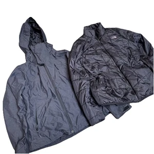 The North Face 2in1 Hyvent Jacke mit Zip Out Puffer Jacket L abnehmbare Kapuze - Bild 1 von 9