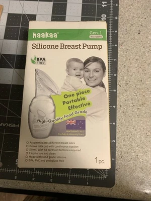 Extractor de leche materna manual de silicona Haakaa Gen1 Foto 1 de 4