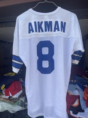 Camiseta de fútbol americano vintage campeón NFL Dallas Cowboys Troy Aikman #8 talla 48 Foto 1 de 4