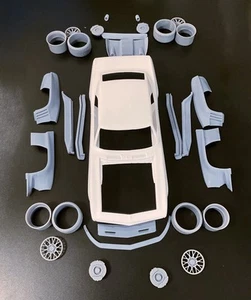 1/12 1969 Camaro Widebody kit 3d printed with wheels READ DESCRIPTION - Picture 1 of 5