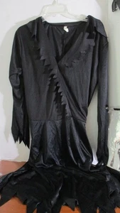 CostumesUSA~ Black WICKED WITCH 1 PC Costume~ Women's Plus One Size - Picture 1 of 6