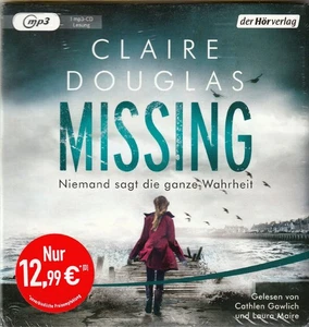 mp3 Hörbuch Missing - Niemand sagt die ganze Wahrheit - Claire Douglas  NEU  OVP - Bild 1 von 2