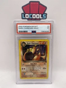 2000 POKEMON ROCKET #4 DARK CHARIZARD-HOLO PSA 1 - Picture 1 of 2