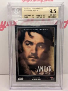 2025 Star Wars Topps NOW #AS2 Andor Season 2 BGS 9.5 GEM MINT POP 1 - Picture 1 of 5