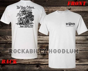 Retro Hot Rod Tee T Shirt Ed Big Daddy Roth Studios 60's Do Unto Others Gator - Picture 1 of 7