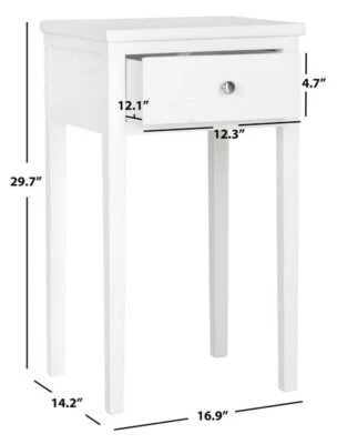Safavieh ABEL NIGHT STAND W/STORAGE DRW, Reduced Price 2172729756 AMH6626E - Image 1 of 4