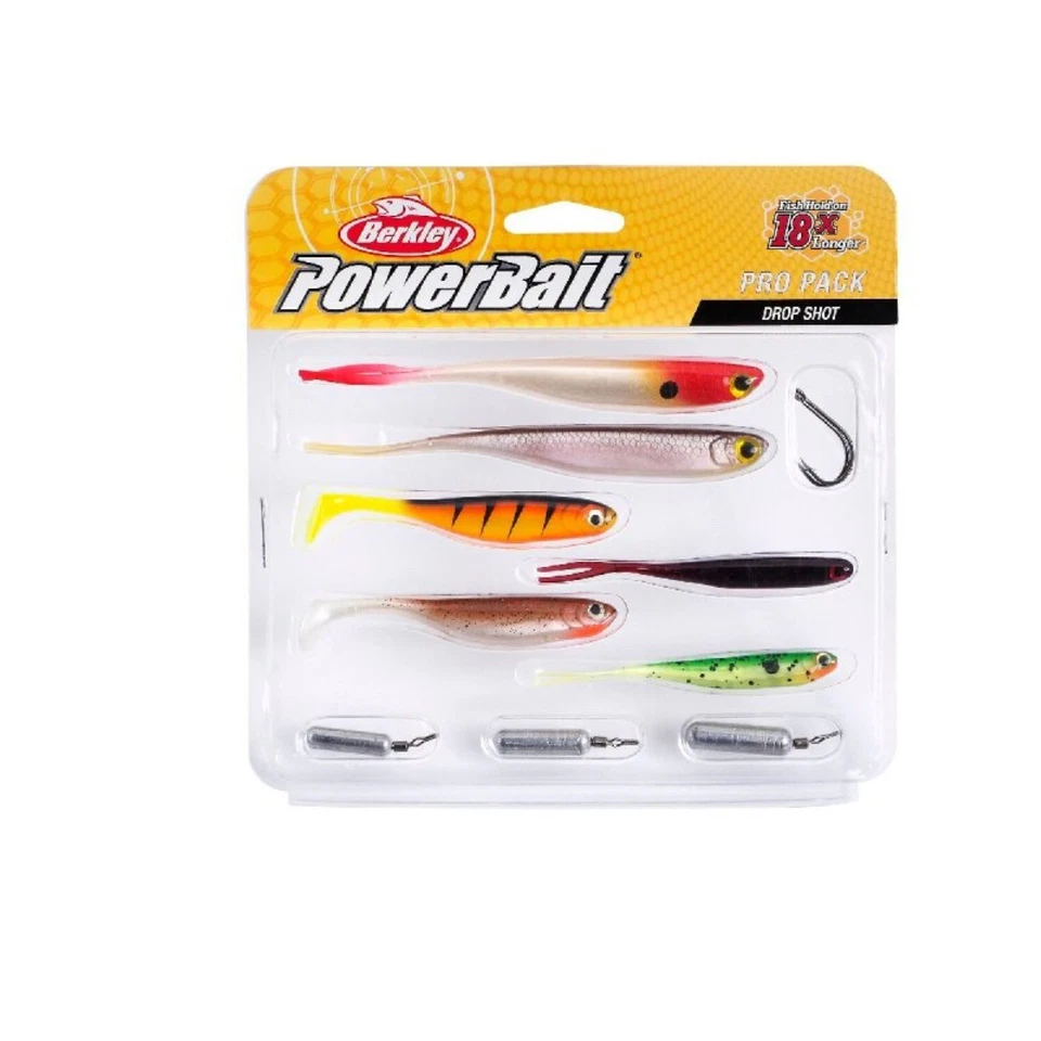 Kunstköder Pro Pack Drop Shot 7cm 11,5cm 11 Teilig Barsch Zander Berkley - Bild 1 von 1
