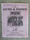 Guns & Roses Early March 29 1987 The Roxy Concert Flyer Poster Copy Axl Slash #3