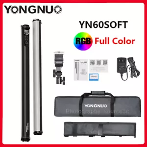 YONGNUO YN60SOFT 20W RGB Full Color LED Video Photography Tube Light 2000-10000K - Picture 1 of 7