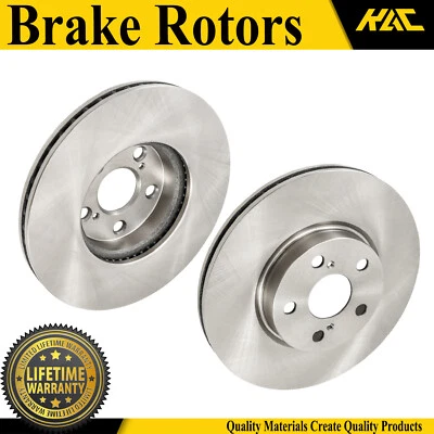 New Front Disc Brake Rotors for Toyota Corolla 2009-2019 Toyota Matrix 2009-2013 Foto 1 de 4