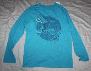 Boys Cat & Jack long sleeve Dinosaur Shirt size XL 14 NEW with tags - Picture 1 of 1