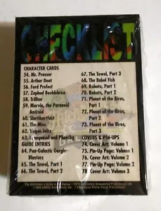 The Hitchhikers Guide to the Galaxy 1994 conjunto de 100 (Cardz) - Imagen 1 de 3