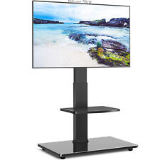 Modern Black Swivel TV Stand with Mount for 32-65 inch Flat Screens TV