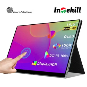 INTEHILL 500nit DCI-P3 100% QLED FHD Touchscreen Portable monitor HDMI USB TYPEC - Picture 1 of 4