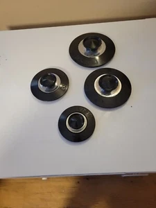 Vintage 1950's Kromex Set Of 4 Canister Lids (Lids Only) - Picture 1 of 6