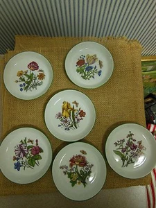 Coaster Bareuther Germany BTH2 Floral Series Pattern Set of 6 - Photo 1/8