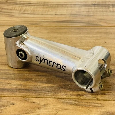 Retro Syncros Cattleprod Threadless Stem Canada 1 1/8 120 25.4 0 Degree Polished - Image 1 of 4