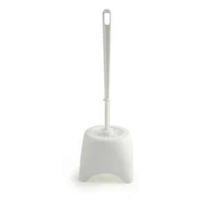 Bentley Toilet Brush Set with Potted Holder, White, M - Picture 1 of 2