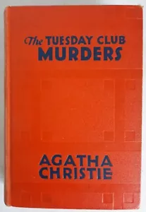 *Rare* The Tuesday Club Murders By Agatha Christie 1933 Hardcover - Picture 1 of 12