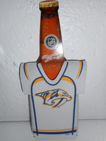 NHL Nashville Predators Gray Jersey Bottle Holder Cooler Koozie NEW Cover