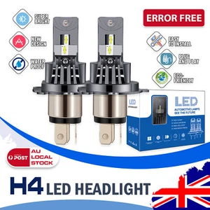 2 X MODIGT Car LED H4 Headlight Globe for Holden Camira Sedan 1986 1987 1989 - Picture 1 of 16
