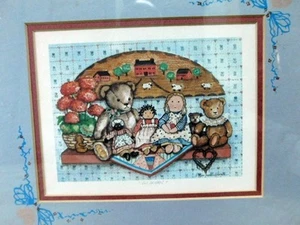 Teddy Bear Print "Old Friends" Figi Graphics - Picture 1 of 7