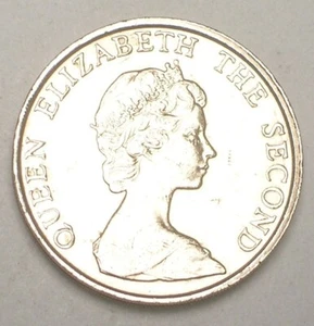 1981 Hong Kong 5 Dollars Queen Elizabeth II Coin XF - Picture 1 of 2