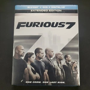 Furious 7 Blu-ray, DVD, & Digital Copy w/slipcover Brand NEW & Sealed Free SH - Picture 1 of 2