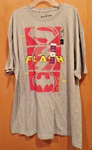 CAMISETA FLASH Gris Algodón Mangas Cortas ~ Tallas para Hombre ~ NUEVA con Etiquetas - Imagen 1 de 2
