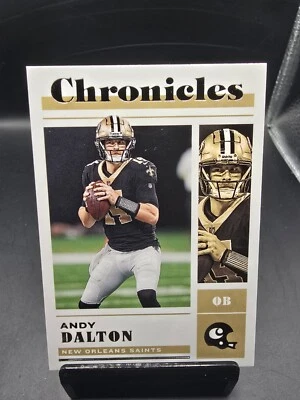 2022 Panini Chronicles Andy Dalton #27 FOOTBALL - New Orleans Saints - Image 1 of 2