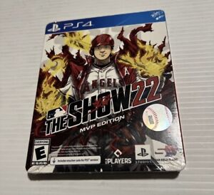 MLB The Show 22 - MVP Edition Steelbook (Sony PlayStation 4 PS4) w/ PS5 code