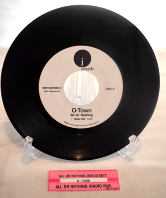 O- Town All or Nothing / All or Nothing Mike Rizzo Radio Mix + Timing Strip - Image 1 of 4