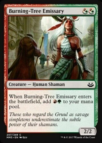 X4 Burning-Tree Emissary Modern Masters 2017 LP or NM 4 Playset CNY - Image 1 of 1
