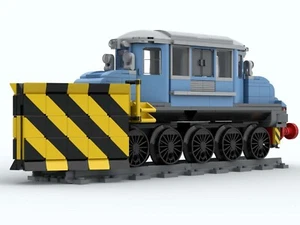 Lego MOC Snowplough Train/ONLY PDF instructions (provide an email to receive) - Imagen 1 de 8