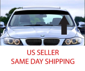 65"x12'' Car Window Windshield Sun visor Vinyl Decal Strip Sticker - Picture 1 of 1