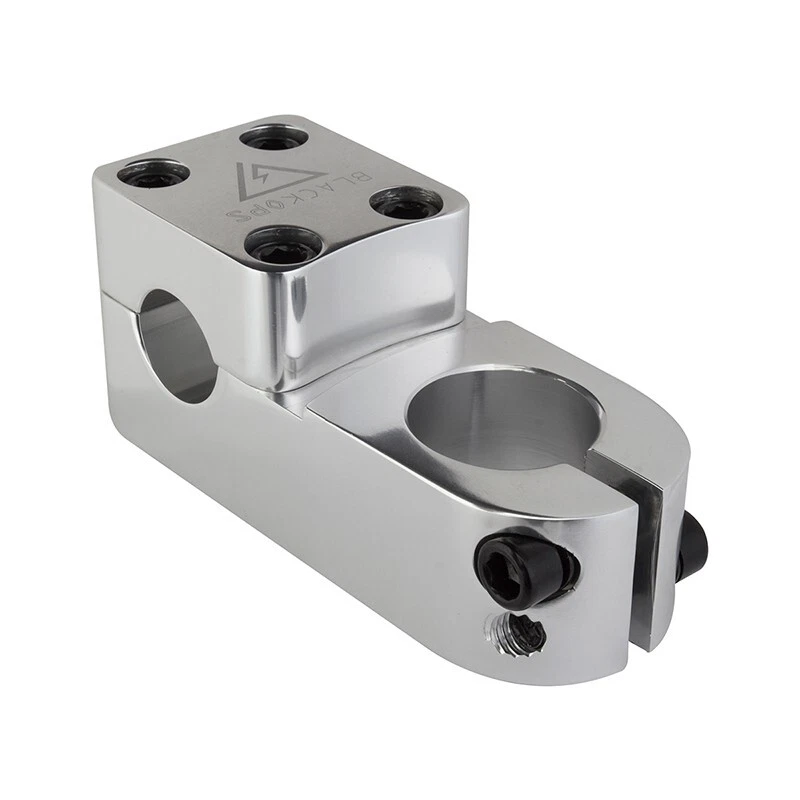 BLACK OPS BRICKTOP TOP LOAD 1-1/8" 55mm AHEAD STEM MX BMX SILVER - Image 1 of 1