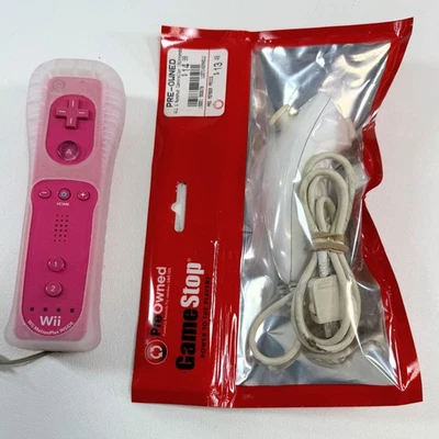 Official Wii Remote PINK Nintendo Motion Plus Sleeve Strap Wii U Controller - Image 1 of 4