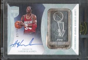 2021-22 Eminence Hakeem Olajuwon O'Brien Silver Bar Auto 1/10 #LOB-HOW (SEALED) - Picture 1 of 2