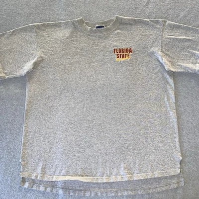 复古 80 年代 90 年代自行车佛罗里达州塞米诺尔 T 恤男式 XL 单针美国 — 第 1/4 张图片