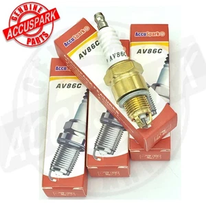 Reliant Regal SV Motor Accuspark Triple Ground, Kupfer Zündkerzen AV86C x4 - Bild 1 von 8