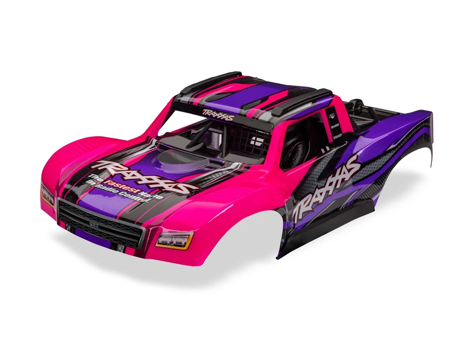 Traxxas 10811-PINK Mini Slash Pink Polycarbonate Body ProGraphix paint/decals
